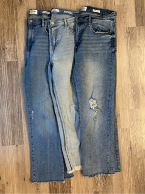 Kensie Women’s Blue Denim Jeans Bundle (set of 3)